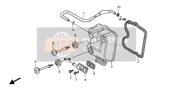 Honda PES150 2009 CYLINDER HEAD COVER for a 2009 Honda PES150